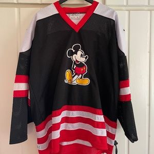 Vintage 90s Mickey Mouse Hockey Jersey